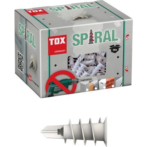 Tox SPIRAL (50/1) tipal spiralni plastični za gipsane ploče slika 1