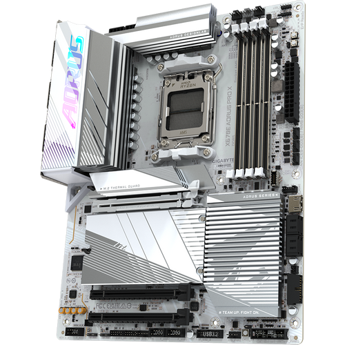 Gigabyte X670E AORUS PRO X AM5, X670 Chipset, 4x DDR5 (AMD EXPO and Intel XMP),  PCIe 5.0 x16 slot with 10X strength for graphics card slika 3