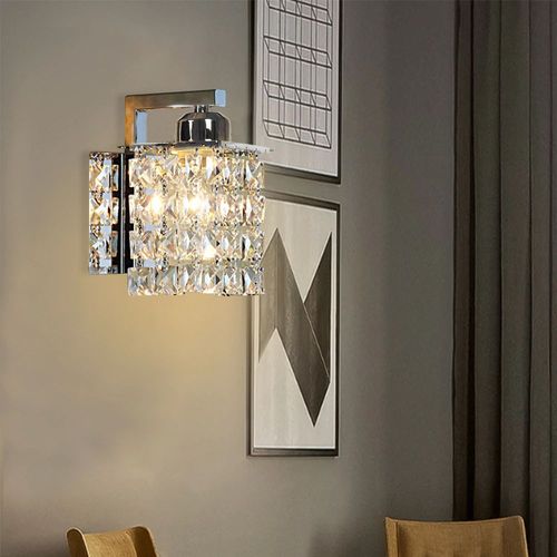 TOOLIGHT Zidna svjetiljka zidna svjetiljka metal kristal krom APP543-1W slika 7