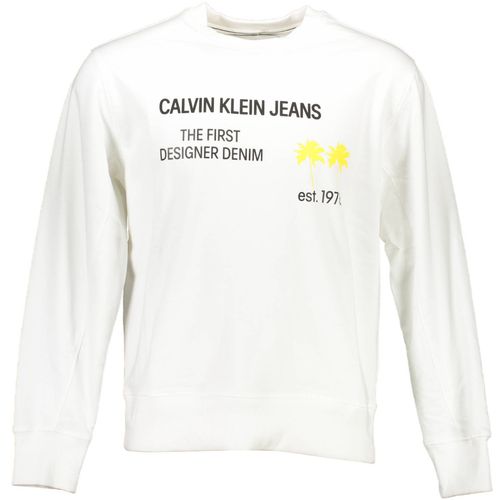 CALVIN KLEIN SWEATSHIRT WITHOUT ZIP MAN WHITE slika 1