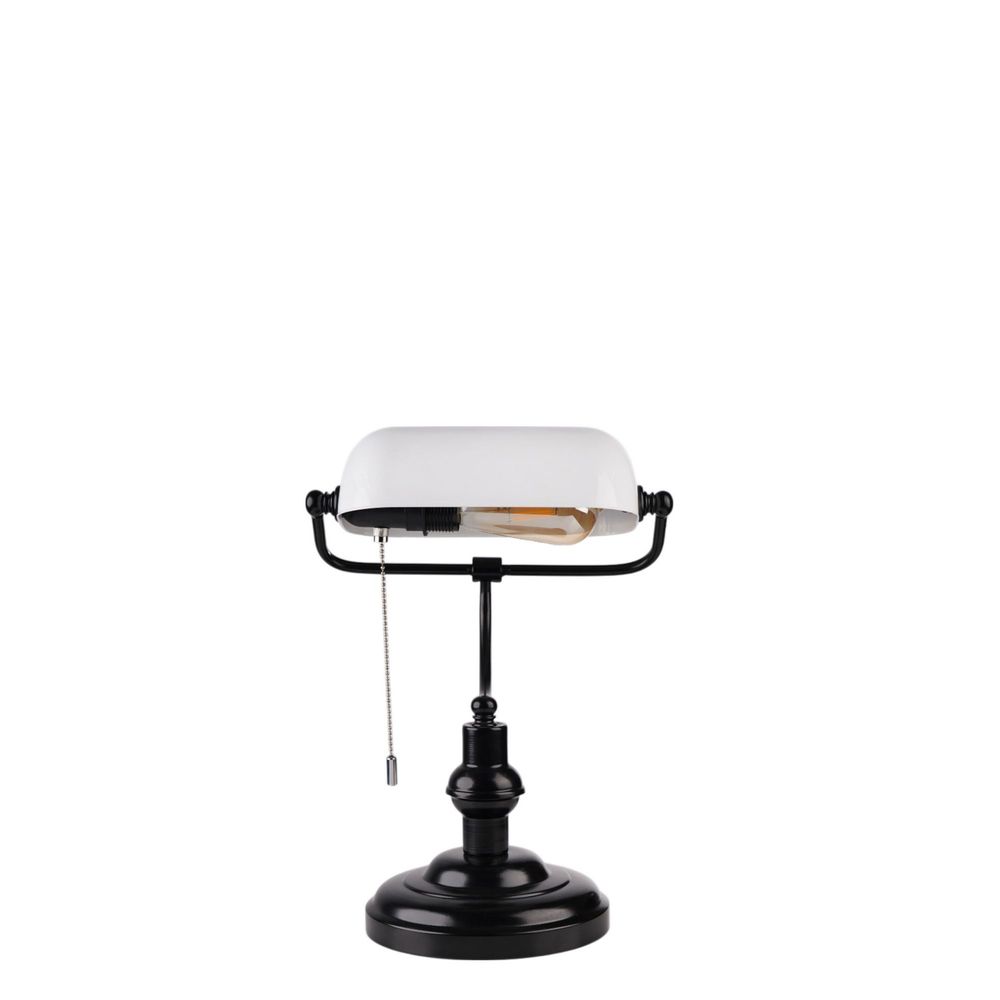 Opviq Stolna lampa 675, bijela, crna slika 5