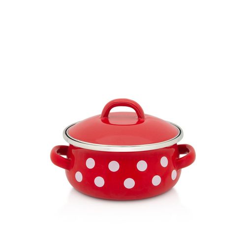 Metalac POSUDA ELEGANT RED DOTS 12cm / 0,75lit. slika 1