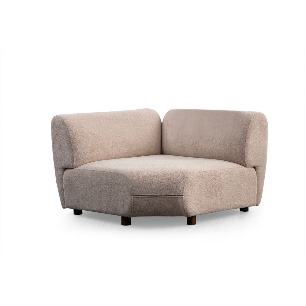 Ugaona sofa Pavia Corner 7 (L1,5+Cx+O1+O1+Chlr) - boje: krem smeđa slika 13