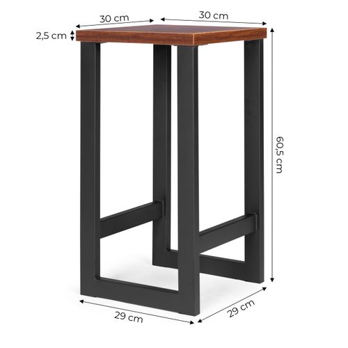 Modernhome metalna barska stolica  slika 6