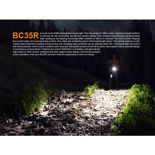 Fenix svjetiljka za bicikl BC35R LED slika 7