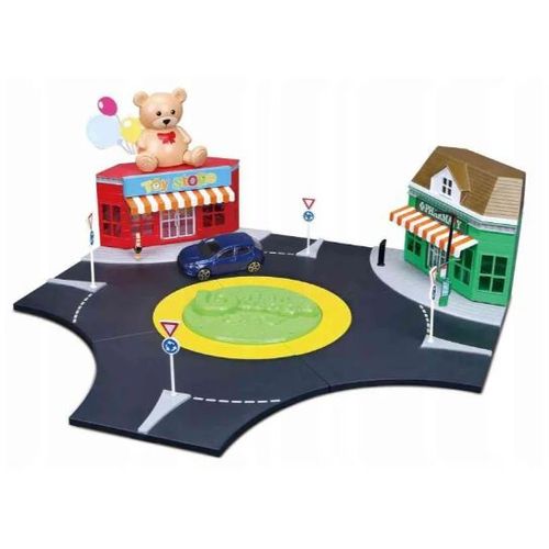 Burago City Roundabout Playset slika 1