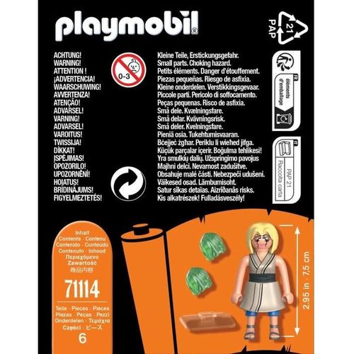 Playset Playmobil Natuto Shippuden: Tsunade 71114 6 Dijelovi slika 2