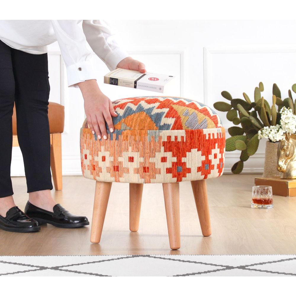 Pouffe Sefian v2 - Višenamjenski i Šaren slika 2