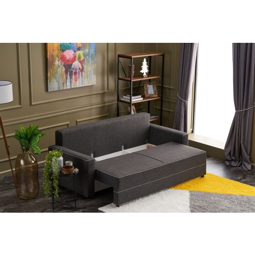 Atelier Del Sofa Trosjed na razvlačenje, Antracit, Ece - Anthracite slika 3