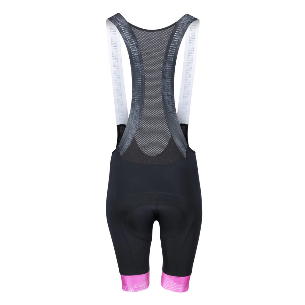Force Biciklistički šorc sa tregerima Stripe Black/Pink slika 2