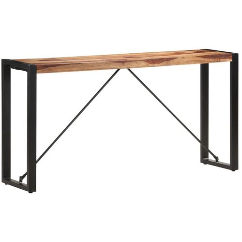Konzolni stol 150 x 35 x 76 cm od masivnog drva šišama slika 37