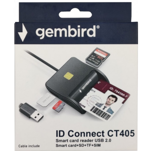 USB Smart Card Reader Gembird CRDR-CT405 slika 1