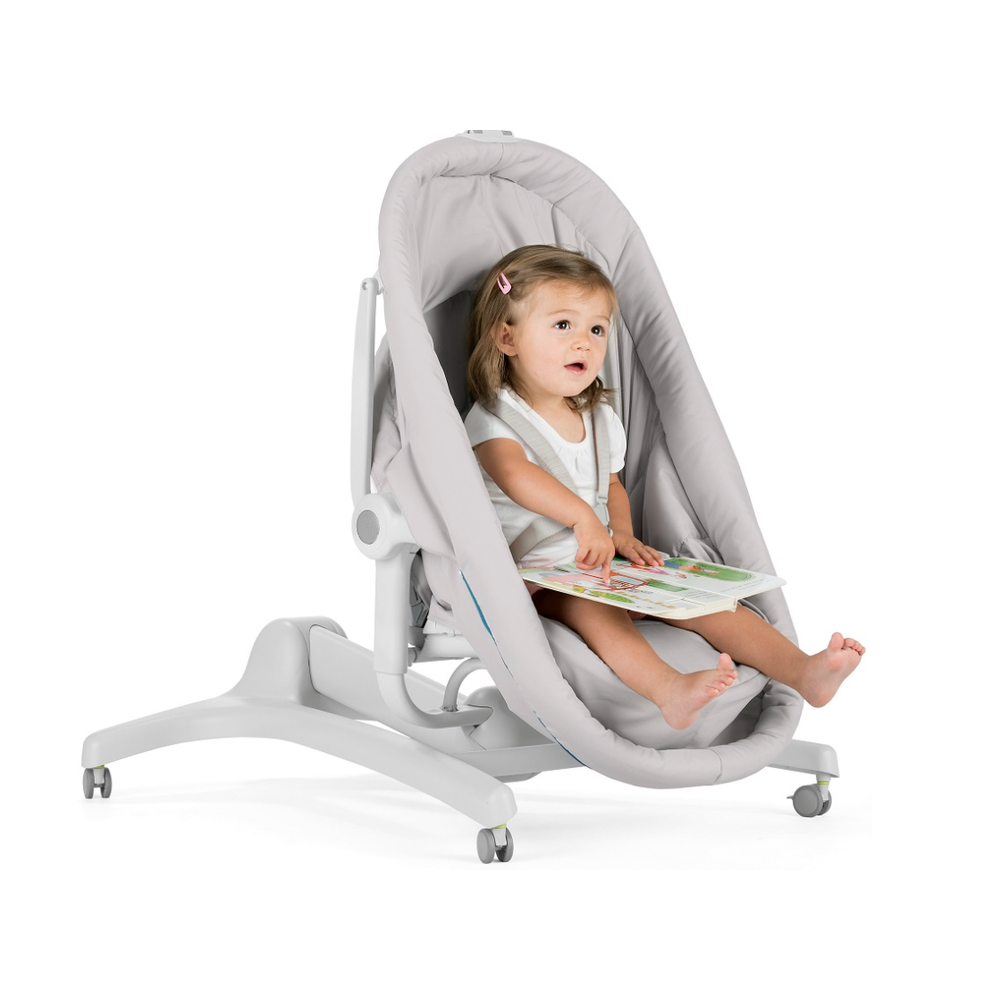 Chicco Baby Hug 4U1 Kolijevka, Ležaljka, Stolica za hranjenje i Prva stolica, Glacial slika 10