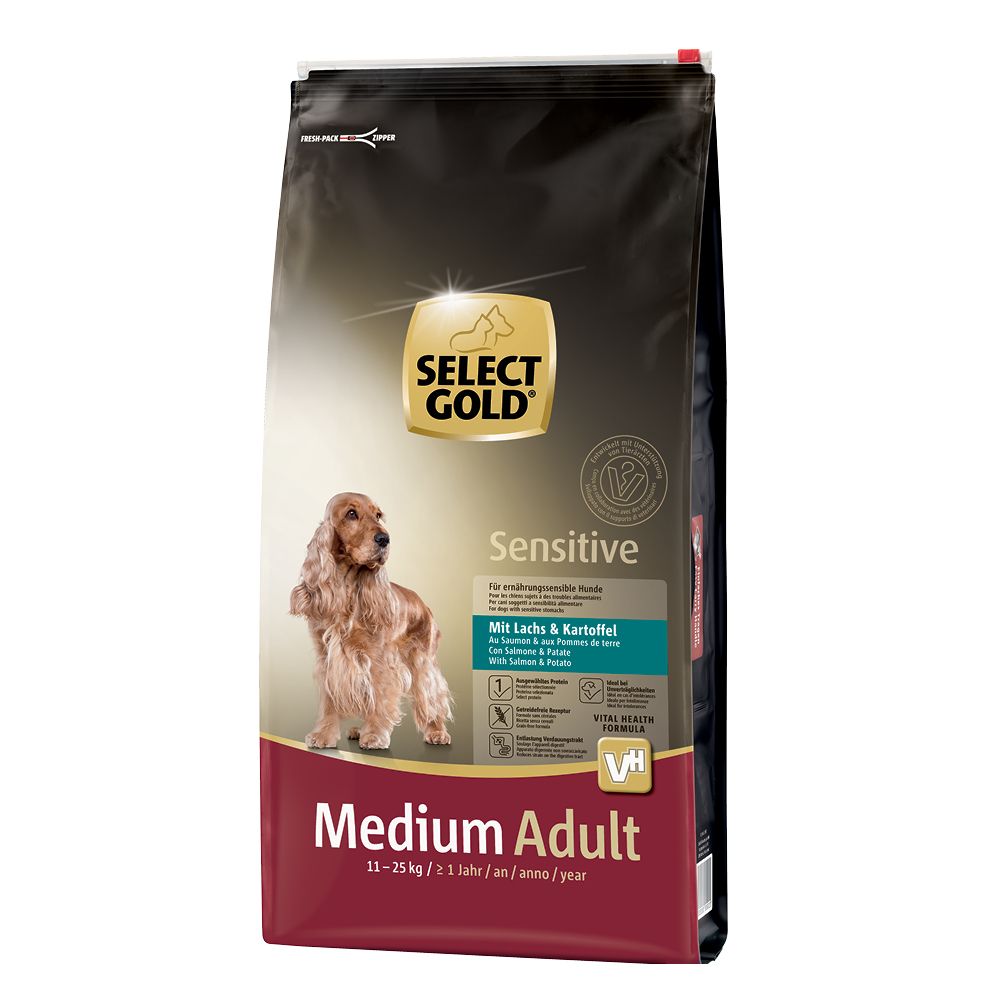 Select Gold Sensitive Adult Medium losos i krumpir slika 1