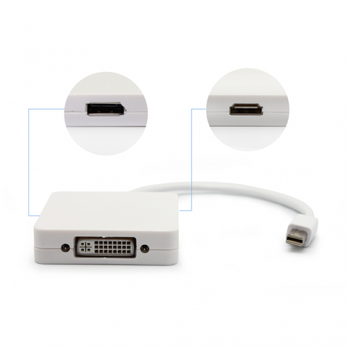 Adapter kabl za Apple mini DP na HDMI DP DVI slika 1