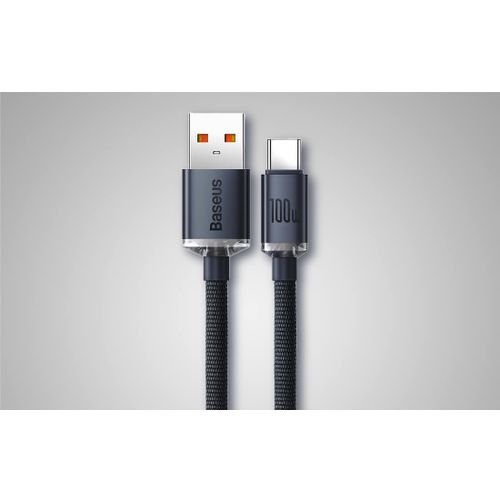 Baseus Crystal Shine kabel USB na USB-C 100W 2m (crni) slika 5