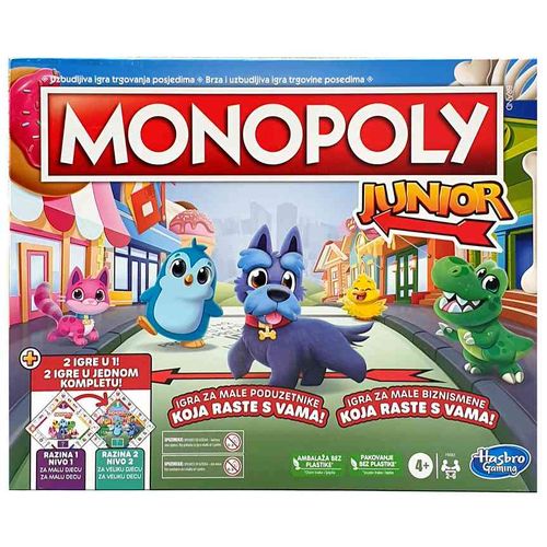 Monopoly Junior Društvena Igra slika 1