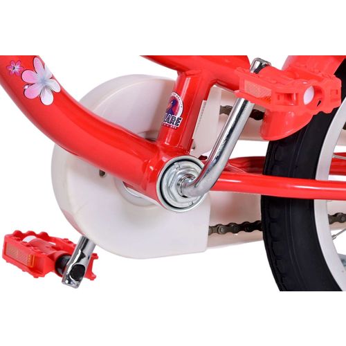 Dječji bicikl s dvije ručne kočnice Volare Lovely 14" crveno-bijeli slika 10