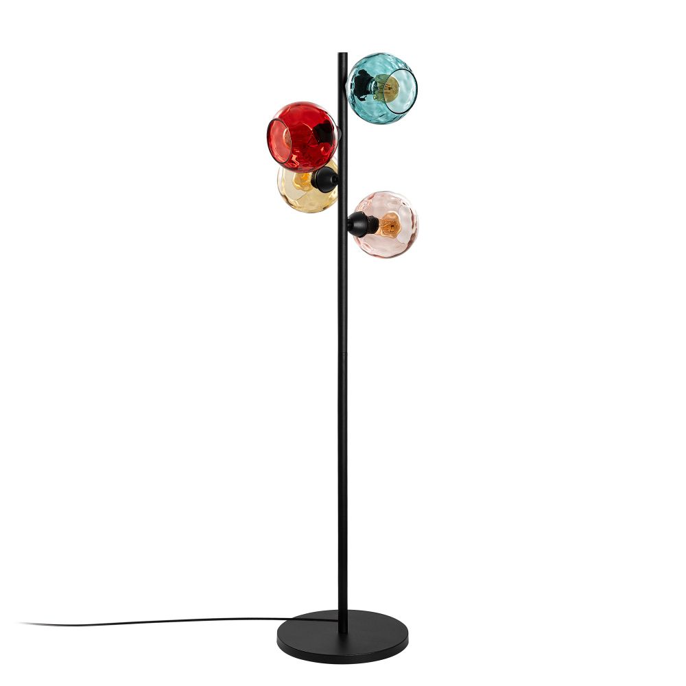 Podna Lampa Benek 15-14536 - Višebojna Crna slika 4