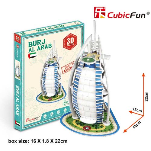 Cubicfun Puzzle Burj Al Arab S3007H slika 1