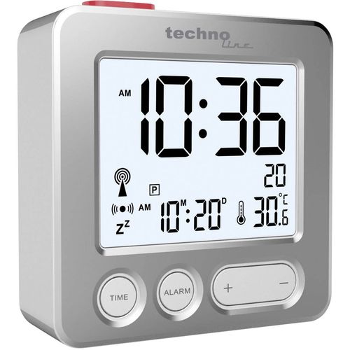 Techno Line WT 265 radijski budilica srebrna Vrijeme alarma 1 slika 5