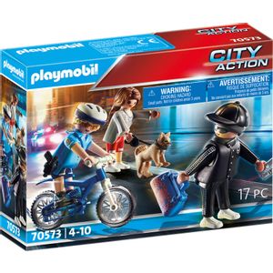 PLAYMOBIL POLICIJSKI BICIKL S LOPOVOM  70573