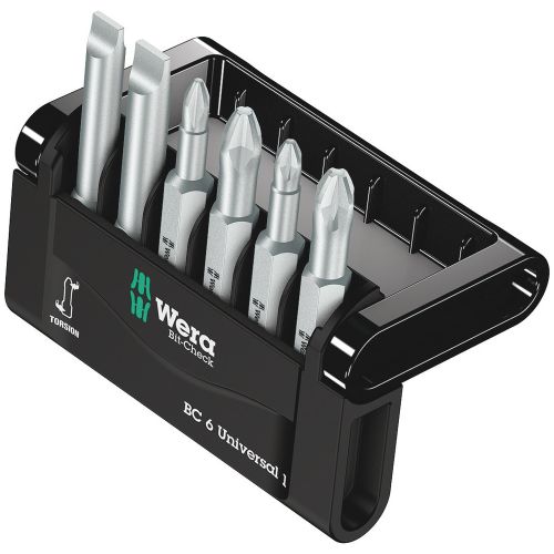 Wera Bit-Check 6 Universal set bitova, 6 komada, 05056474001 slika 1