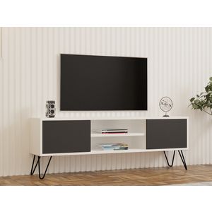 TV stalak Hare, bijela i antracit