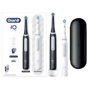Oral-B Električna četkica iO Series 4 Duo Pack (Black + White)