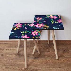 Nesting stolovi 2Shp189 - (2 komada) - boje: višebojni