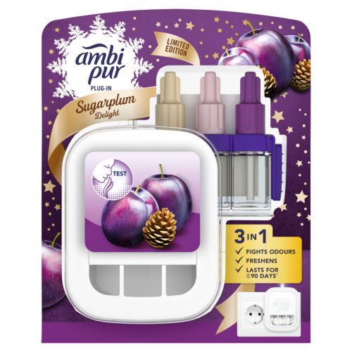 Ambi Pur 3Volution električni osvježivač prostora Sugarplum 20ml slika 1