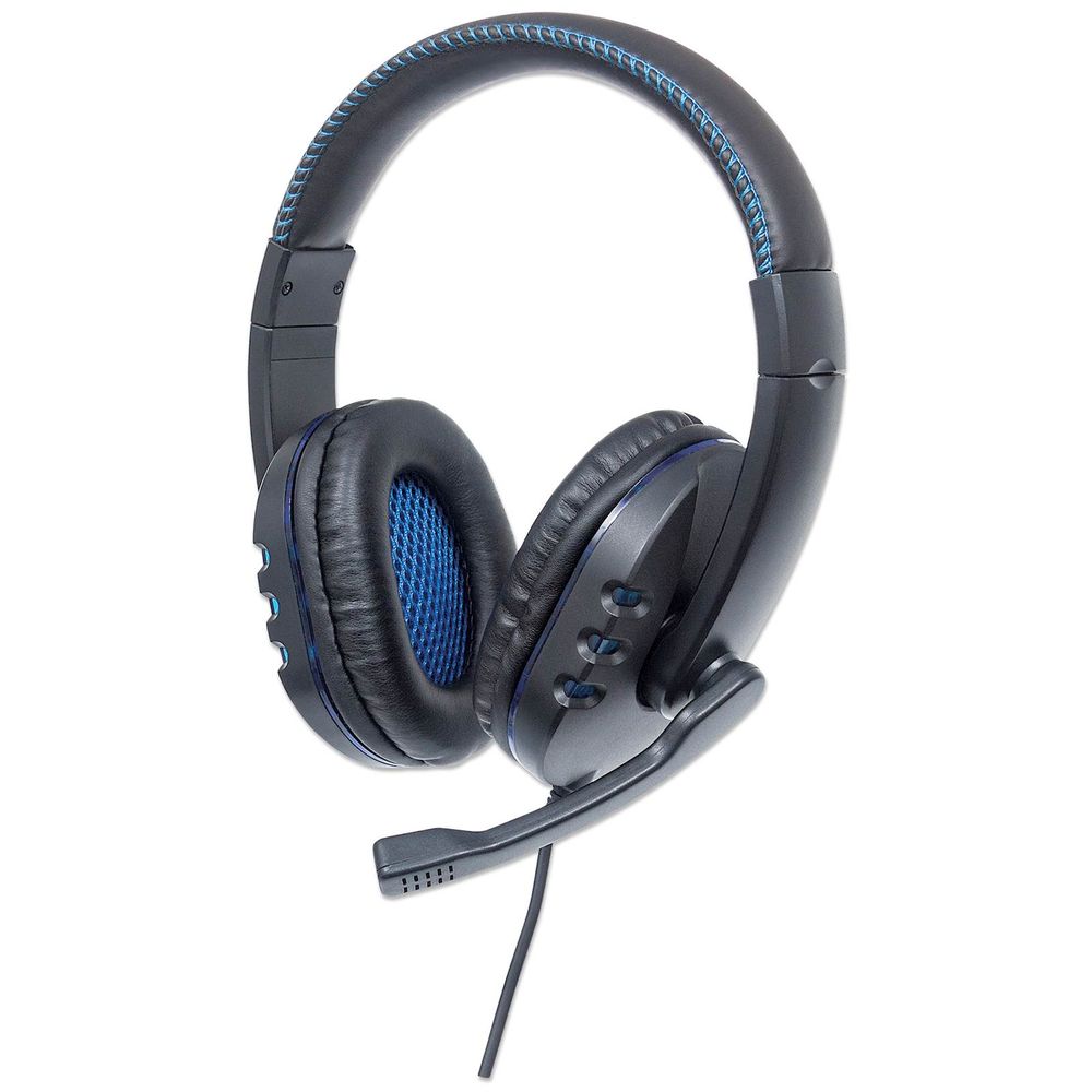 MANHATTAN Slušalice USB gaming LED slika 1