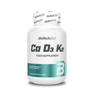 BioTechUSA Ca D3 K2 - 90 Kapsula