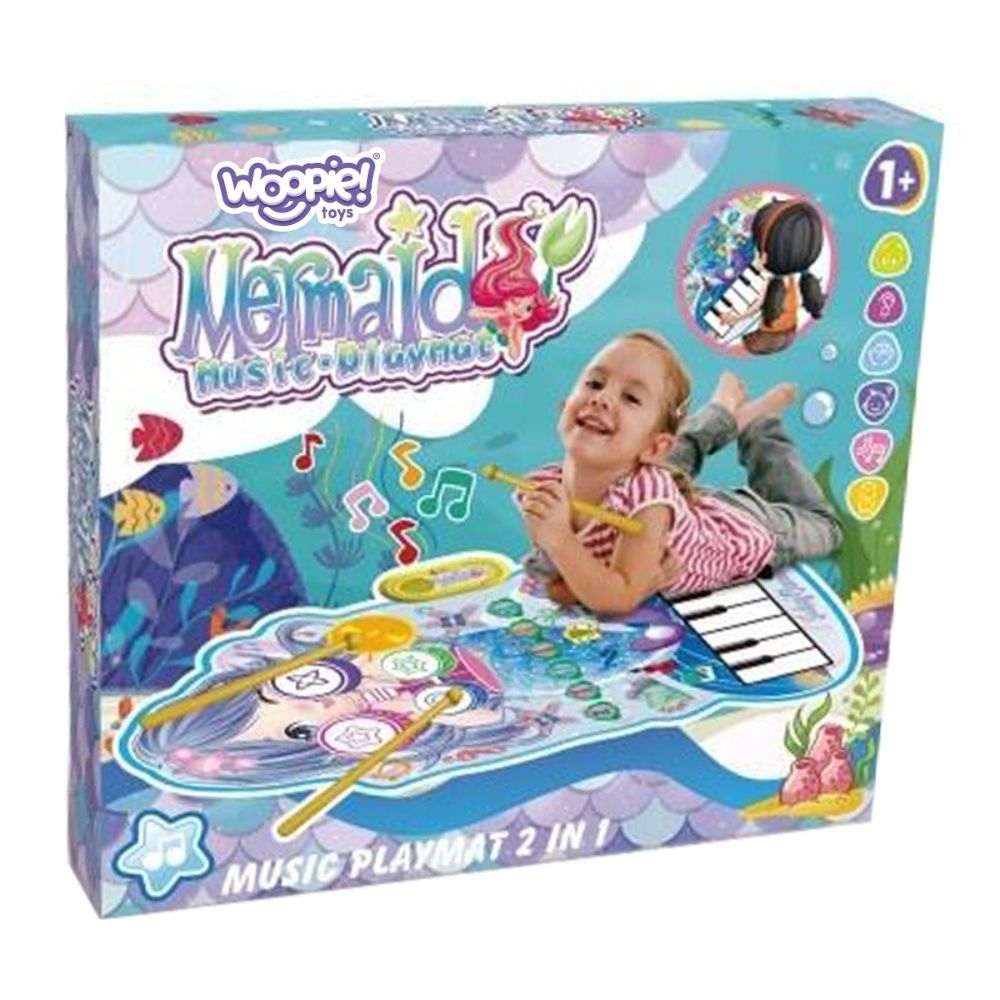 Woopie mermaid music mat 2u1 interaktivni bubnjevi slika 3