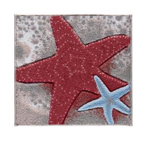 Colourful Cotton Prostirka kupaonska Sea Star - Coral Pink (50 x 57)