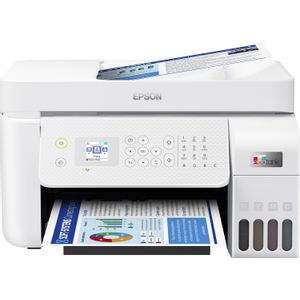Epson C11CJ65404 L5296 EcoTank 4in1 print-scan-copy-fax, Color, A4, 5760X1440, Wi-Fi, LAN, ADF, LCD, Manual Duplex, white