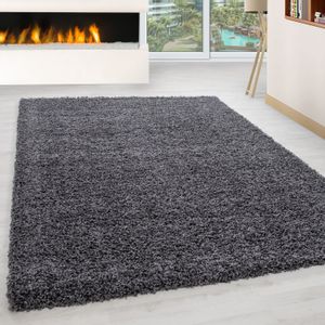 LIFE1500GREY Dark Grey Carpet (120 x 170)