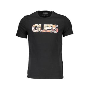 GUESS JEANS MEN'S SHORT SLEEVE T-SHIRT BLACK