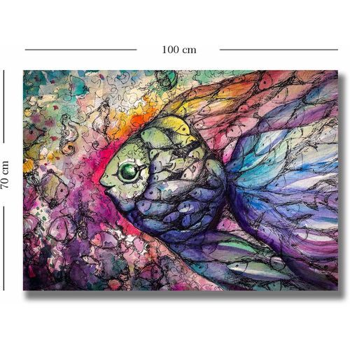 701002021C-016 Multicolor Decorative Canvas Painting slika 3