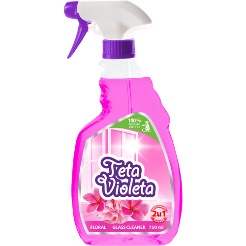 Teta Violeta sredstvo za pranje stakla Floral 750ml slika 1