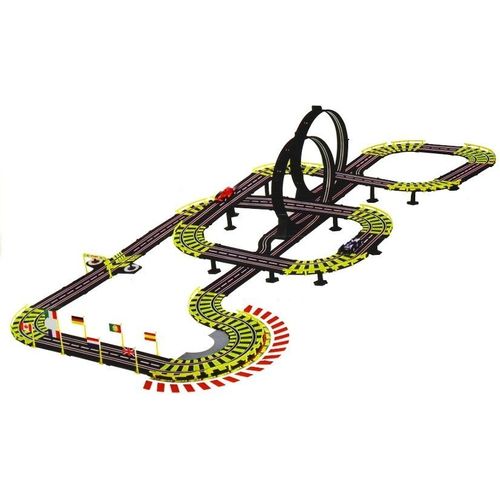 Vlak na baterije Super Racing Track - 1157 cm slika 2