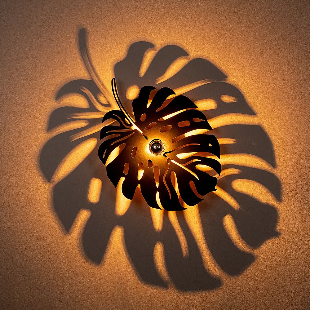 W-035 Crna Zidna Lampa slika 5