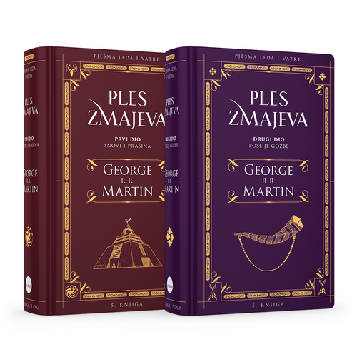 Pjesma leda i vatre 5, Ples zmajeva - komplet (svezak 1. i 2.), George R.R. Martin slika 1