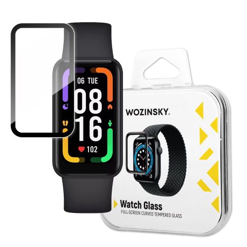 Wozinsky Watch Glass Hybrid Glass za Xiaomi Redmi Smart Band Pro crno slika 1