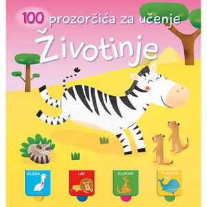 Lusio 100 Prozorčića za učenje - Životinje