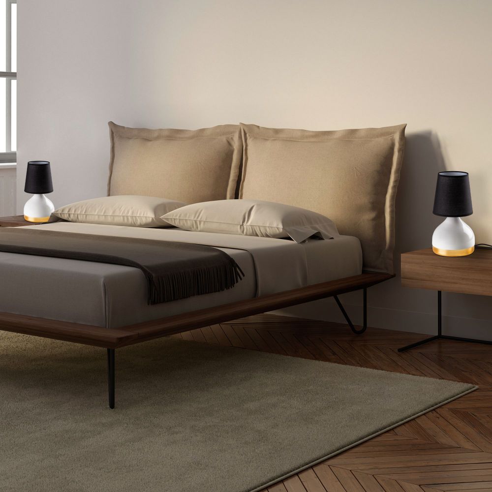 Set Stonih Lampi Yıldo - 8021 - Boje: Bijela i Crna (2 Komada) slika 3
