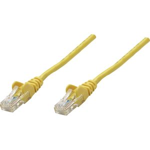 Intellinet 325974 RJ45 mrežni kabel, Patch kabel cat 5e U/UTP 10.00 m žuta  1 St.
