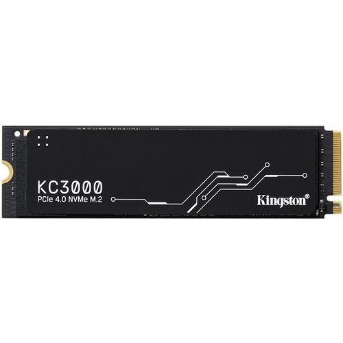 Kingston SKC3000S/1024G M.2 NVMe 1TB SSD, KC3000, PCIe Gen 4x4, 3D TLC NAND, Read up to 7,000 MB/s, Write up to 6,000 MB/s (single sided), 2280, Includes cloning software slika 1