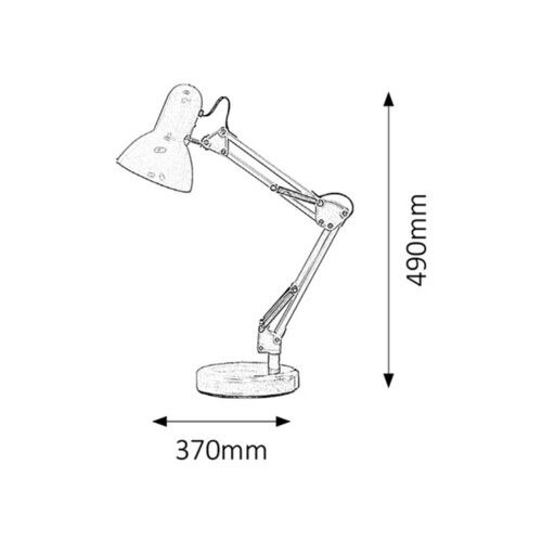 Rabalux Samson stona lampa E27 max 60W zeleno slika 3