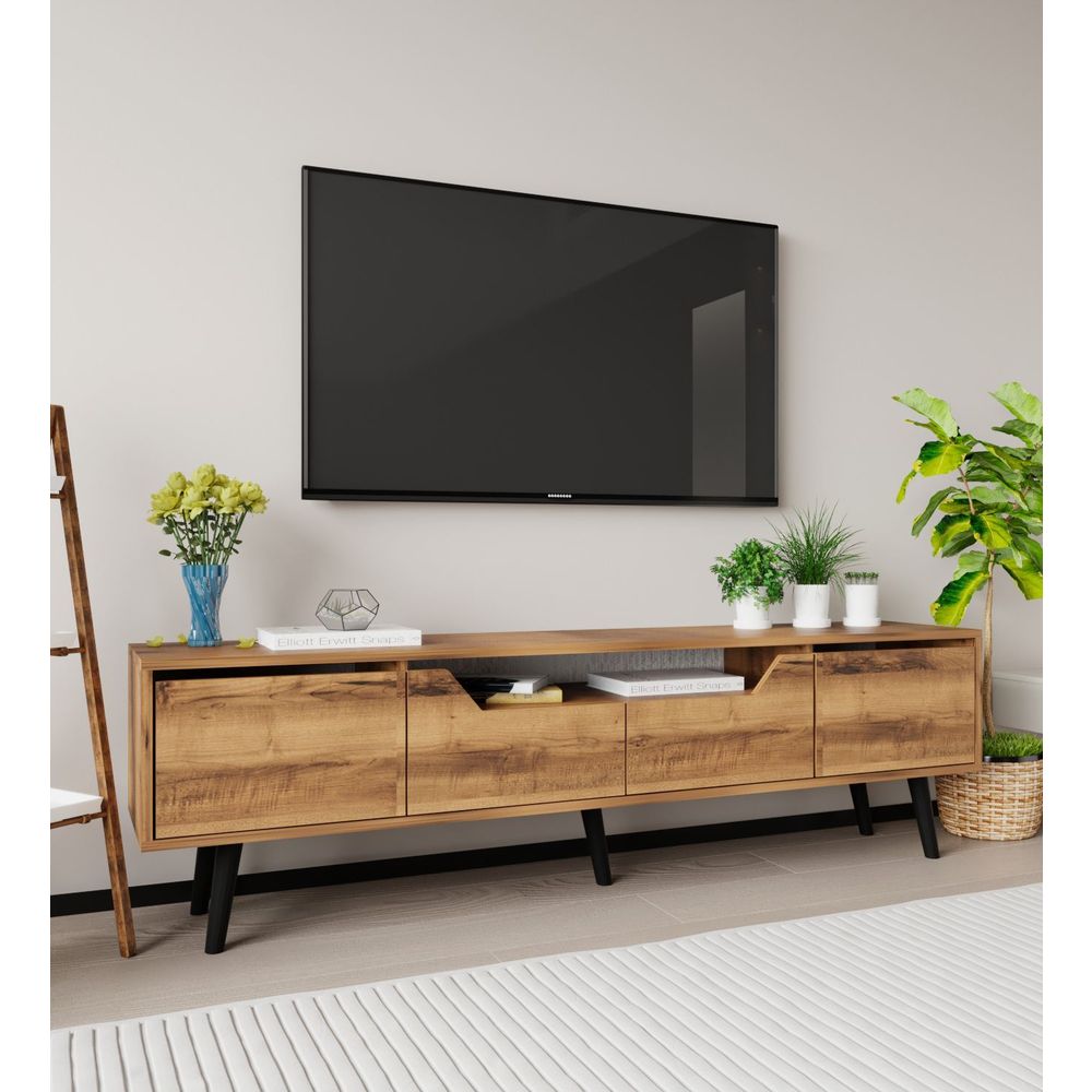 TV Stalak Roma 180 u Boji: Orah slika 2